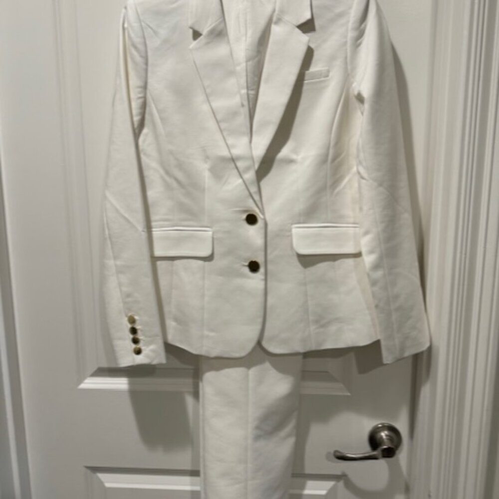 Beautiful Versona White Suit - True Size 8, New with Tags
